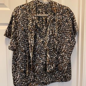 Banana Republic Tie-back Blouse